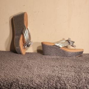 Coach platform sandals